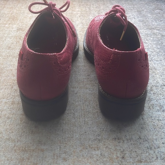 NWOB Marc Joseph New York Central Park West red wingtips oxford shoes sz 6 - Picture 4 of 8